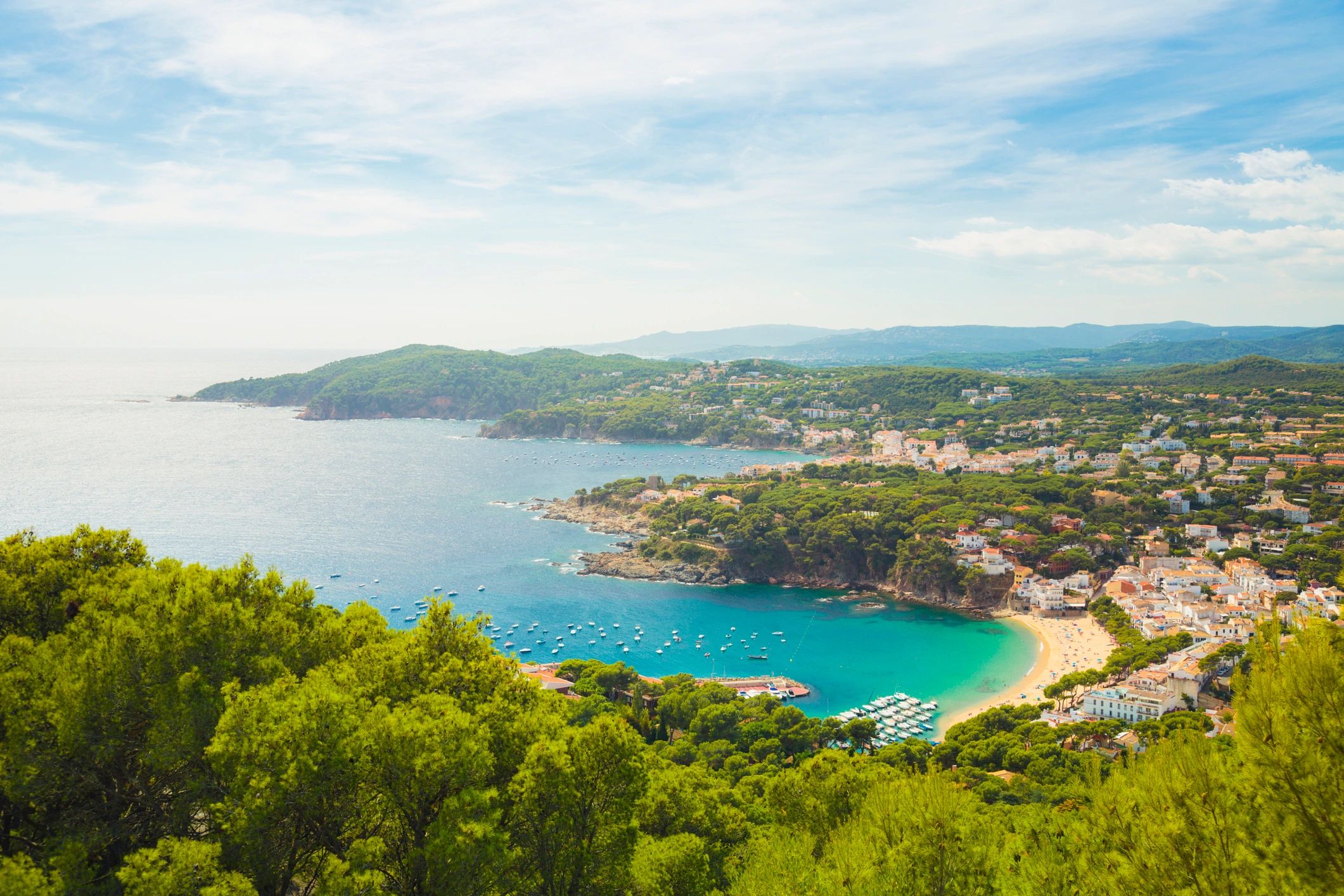 Coastal landscape in Spain for premium travel programs