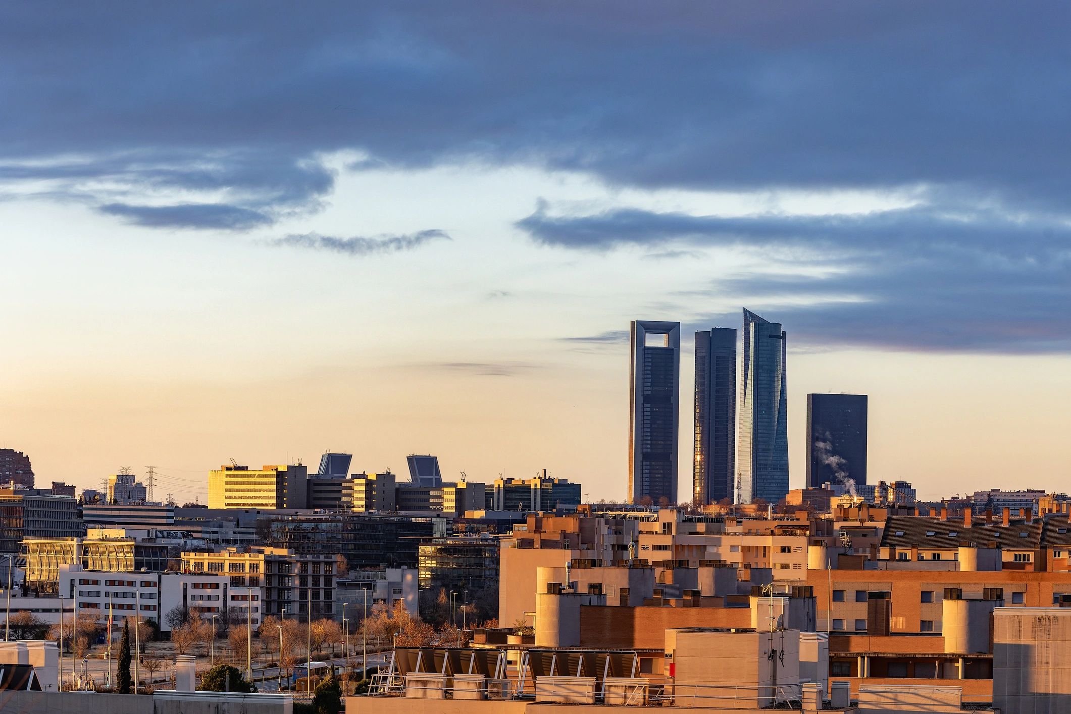 Madrid skyline